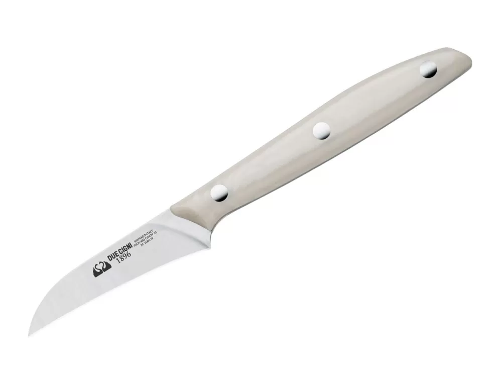 Due Cigni 1896 Paring Knife Pom White> Peeling Knives