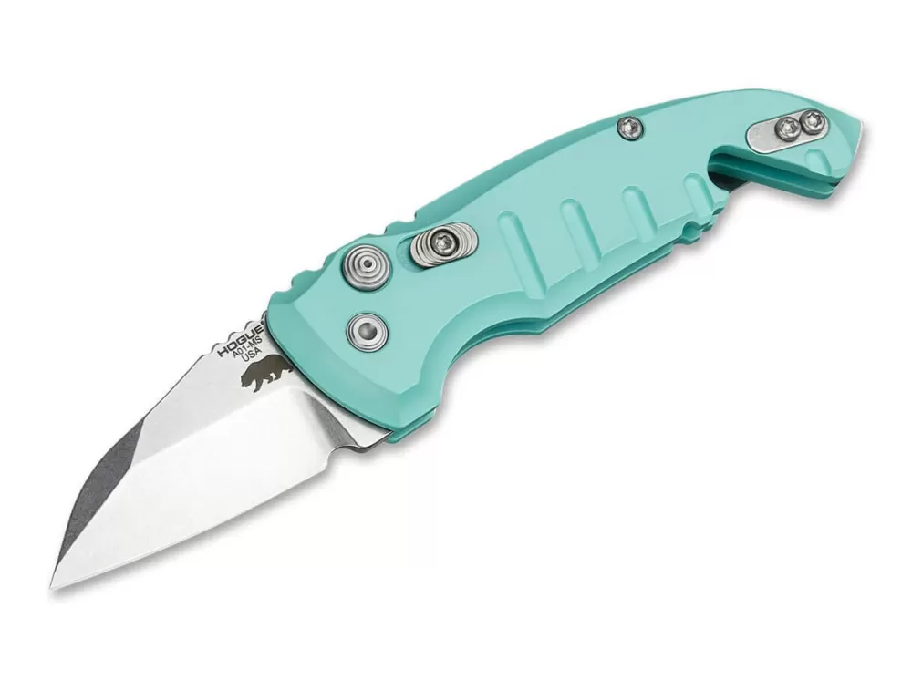 New Hogue A01 Microswitch Compact Wharncliffe Aquamarine