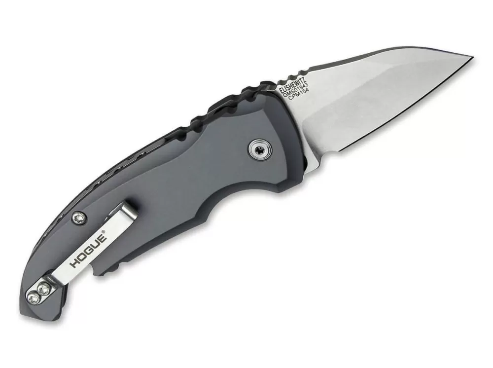 Best Sale Hogue A01 Microswitch Compact Wharncliffe Grey