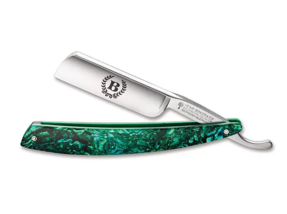 Böker Manufaktur Solingen Abalone> Carbon Steel Straight Razors