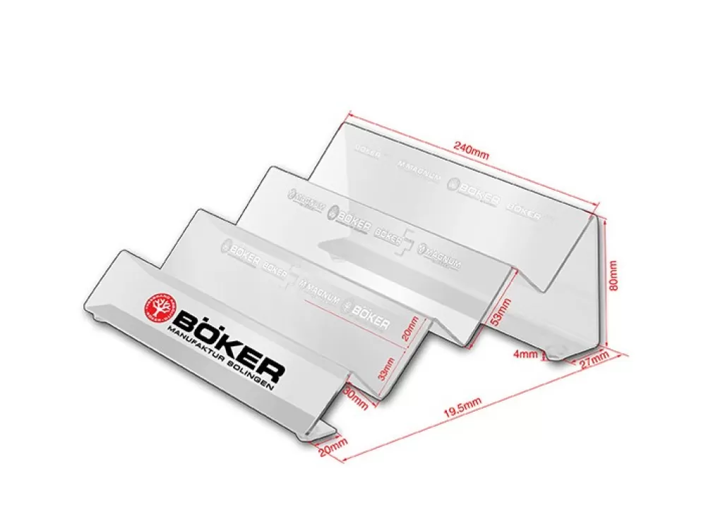 Böker Manufaktur Solingen Acrylic Stand 3> Stands & Displays