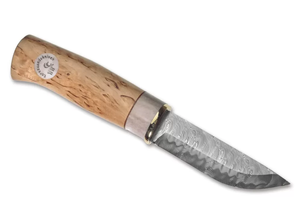 Karesuando Algen Natur Damascus> Outdoor Knives