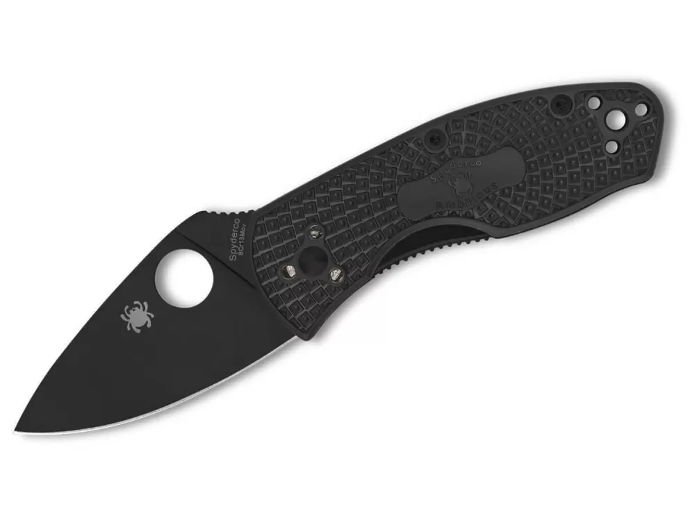 Best Spyderco Ambitious Lightweight Black Blade Plainedge