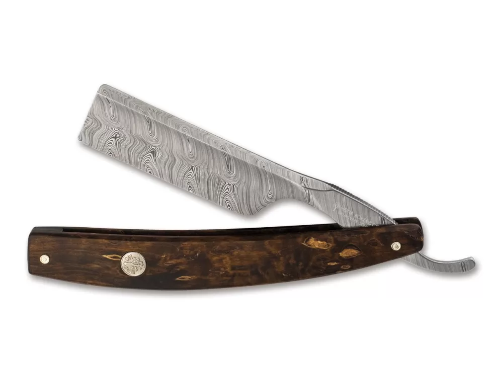 Böker Manufaktur Solingen Anniversary 150 Damascus> Damascus Straight Razors