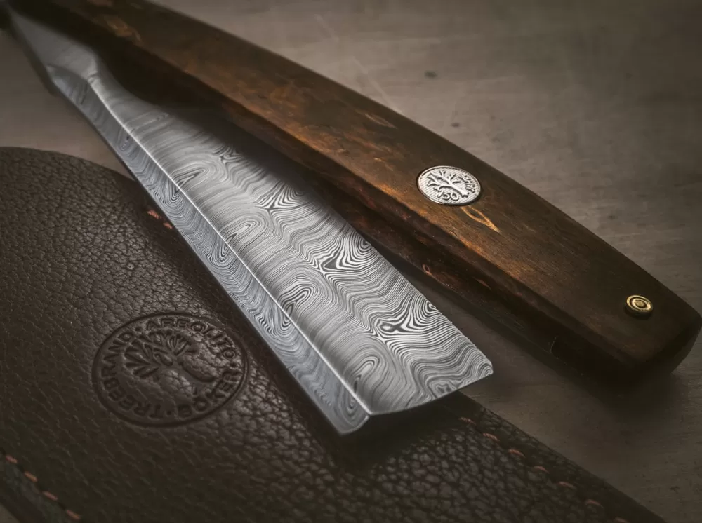 Böker Manufaktur Solingen Anniversary 150 Damascus> Damascus Straight Razors