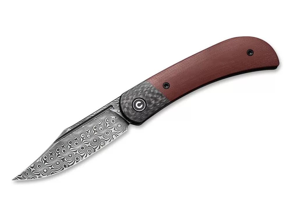 New CIVIVI Appalachian Drifter Ii Damascus G10 Burgundy