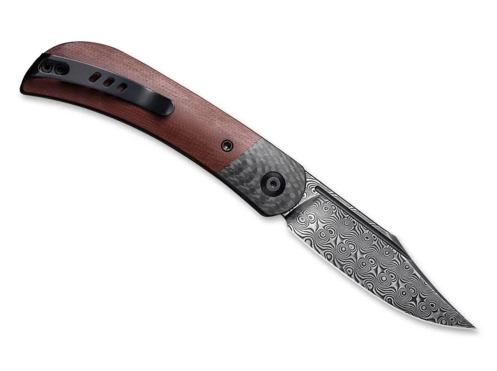 New CIVIVI Appalachian Drifter Ii Damascus G10 Burgundy