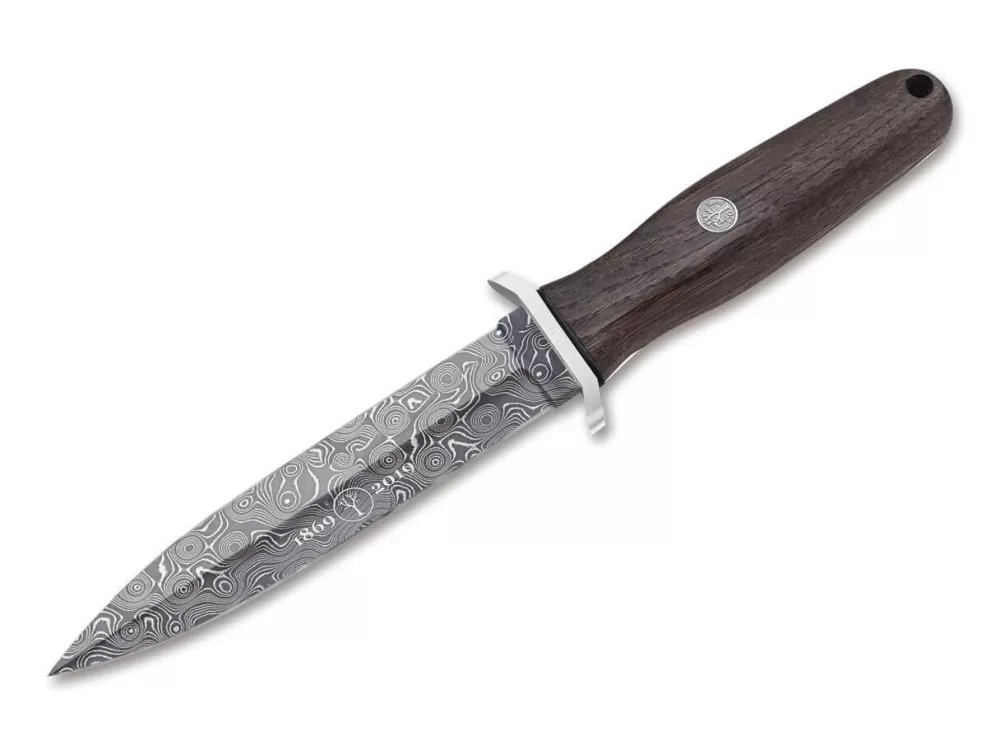 Böker Manufaktur Solingen Applegate-Fairbairn Steam Engine Damascus> Collector'S Knives