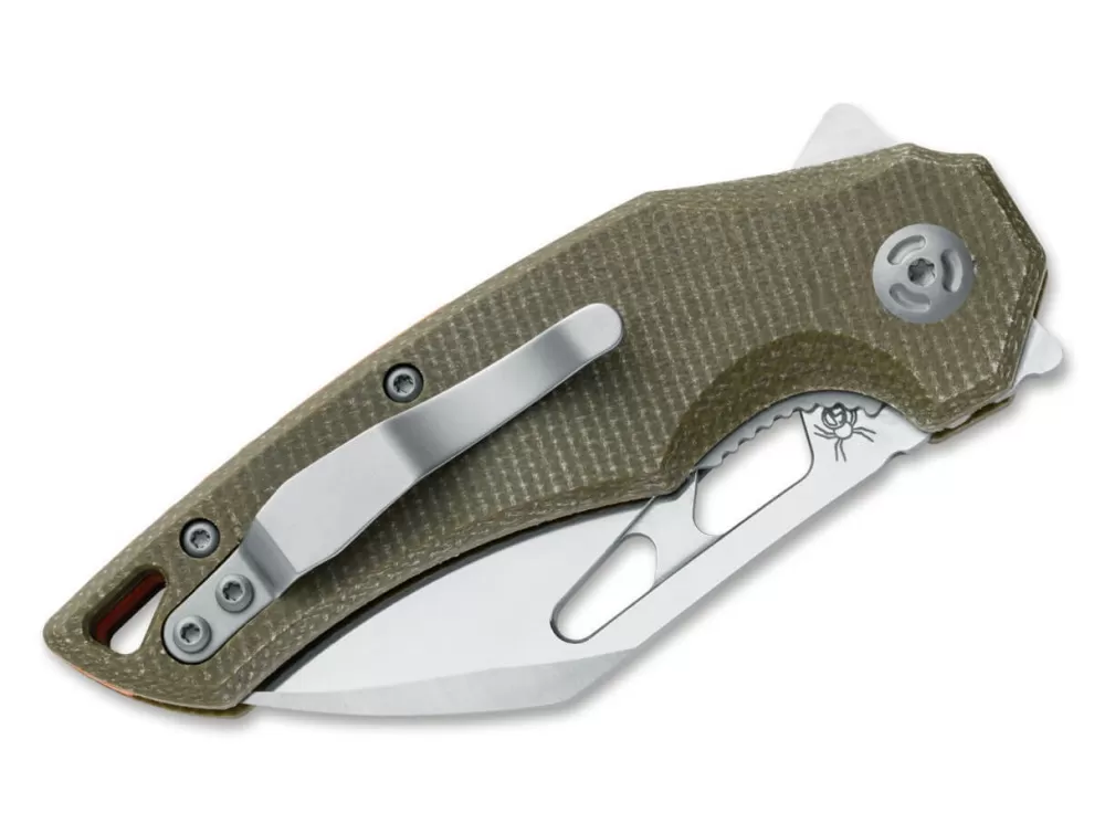 Flash Sale FoxEdge Atrax Micarta Od Green