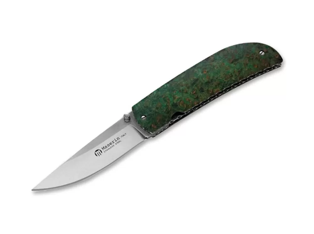 Store Maserin Atti Knife Green Burl