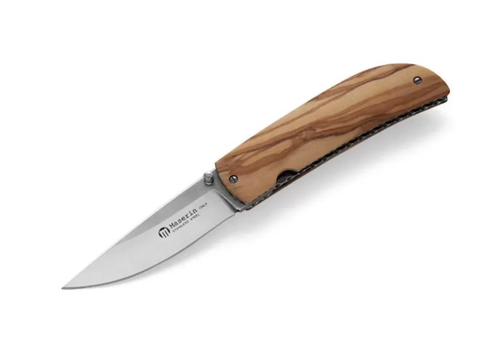 Hot Maserin Atti Knife Olive Wood