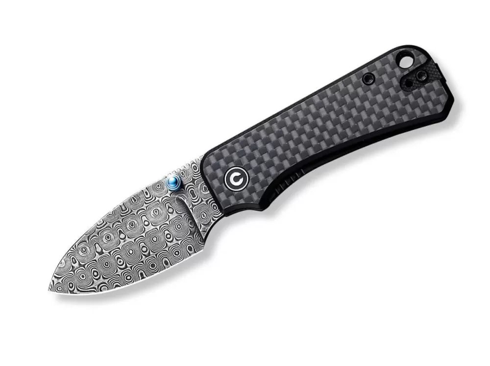 Cheap CIVIVI Baby Banter G10 Cf Black Damascus