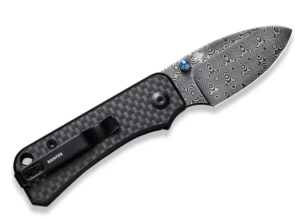 Cheap CIVIVI Baby Banter G10 Cf Black Damascus