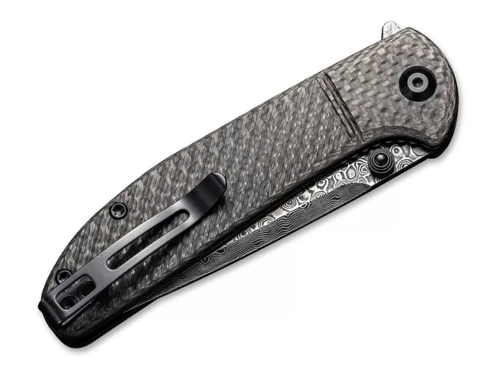 Fashion CIVIVI Badlands Vagabonds Damascus Carbon Black