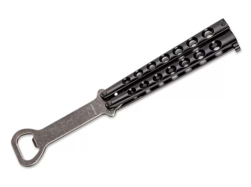 Magnum Balisong Black> Bottle Openers