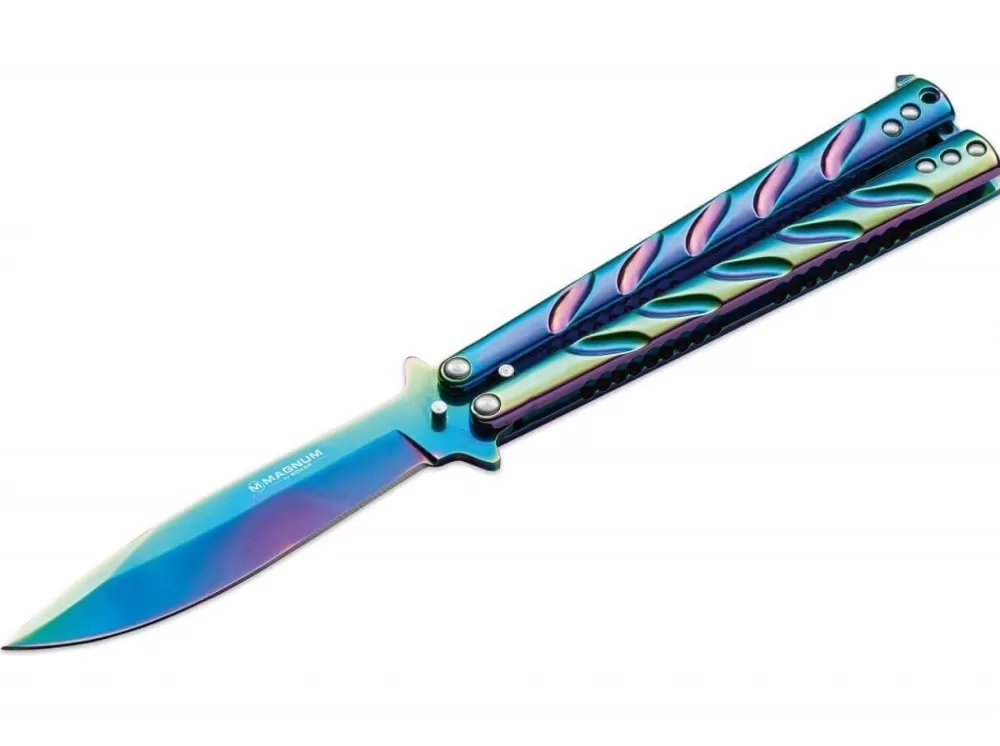 Cheap Magnum Balisong Rainbow