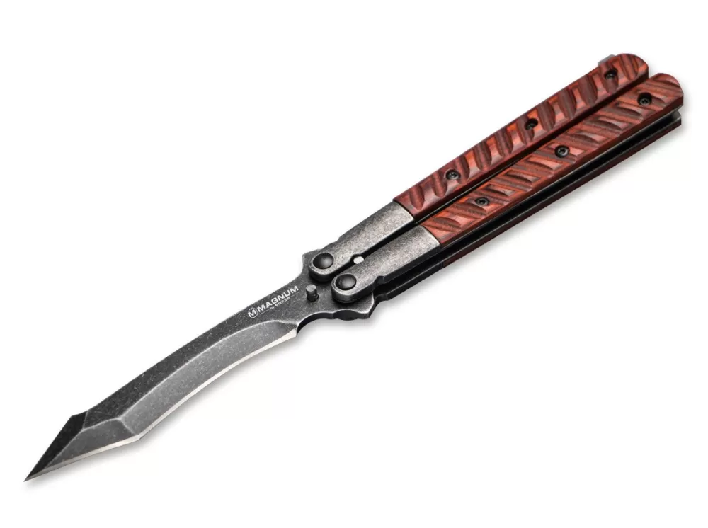 Best Magnum Balisong Wood Tanto