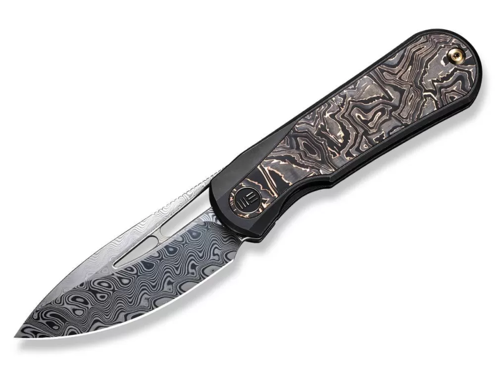 Online WE Knife Baloo Damascus Titanium Cf Black