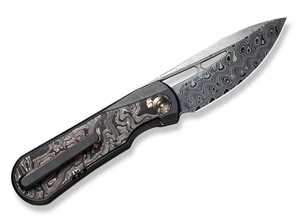 Online WE Knife Baloo Damascus Titanium Cf Black