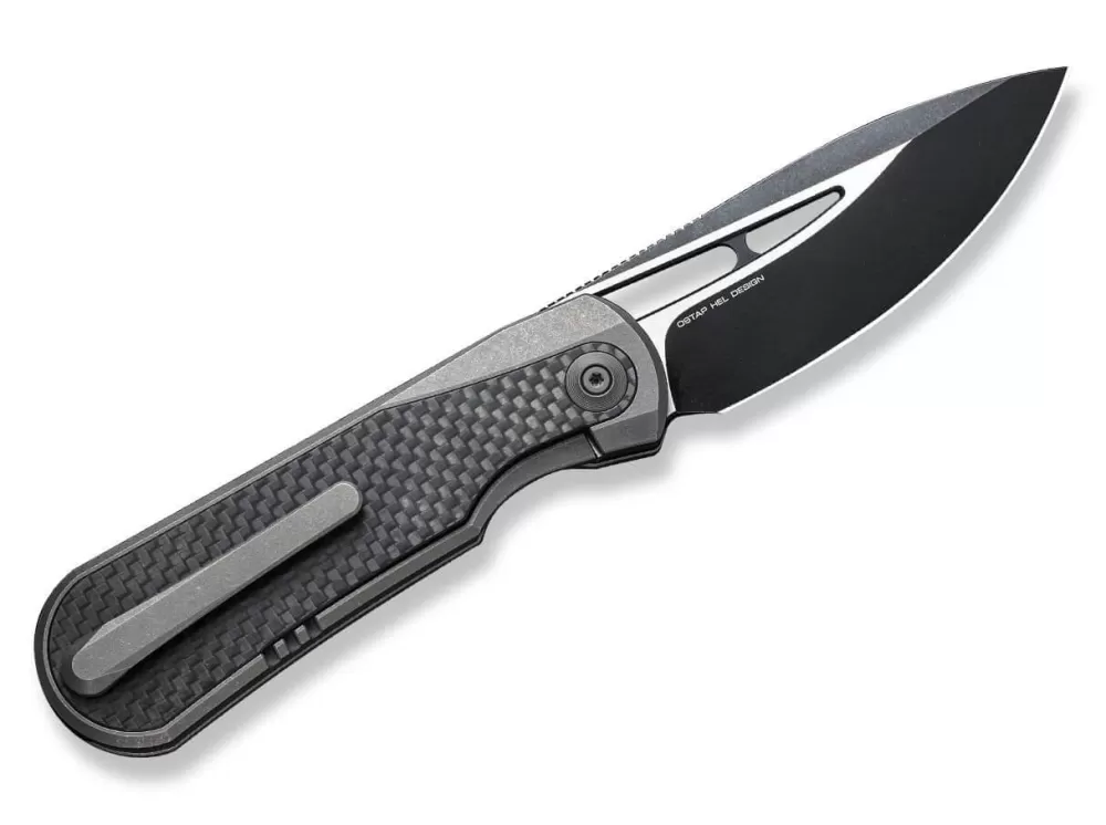 New WE Knife Baloo Titanium Cf Grey