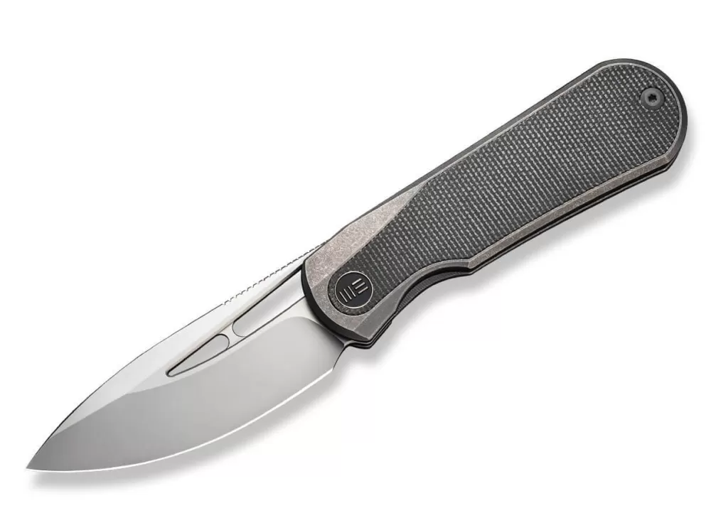 Outlet WE Knife Baloo Titanium Micarta Black