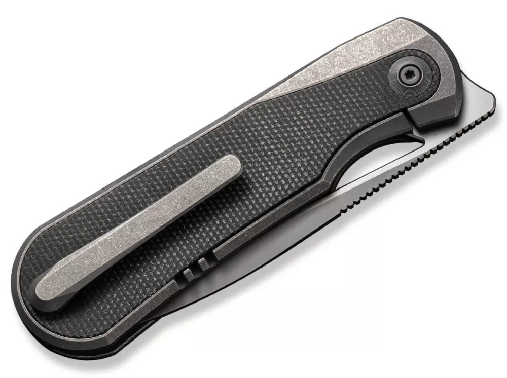 Outlet WE Knife Baloo Titanium Micarta Black