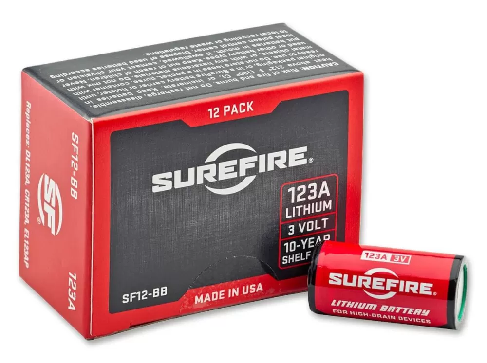 SureFire Battery Set Cr123A 12> Batteries