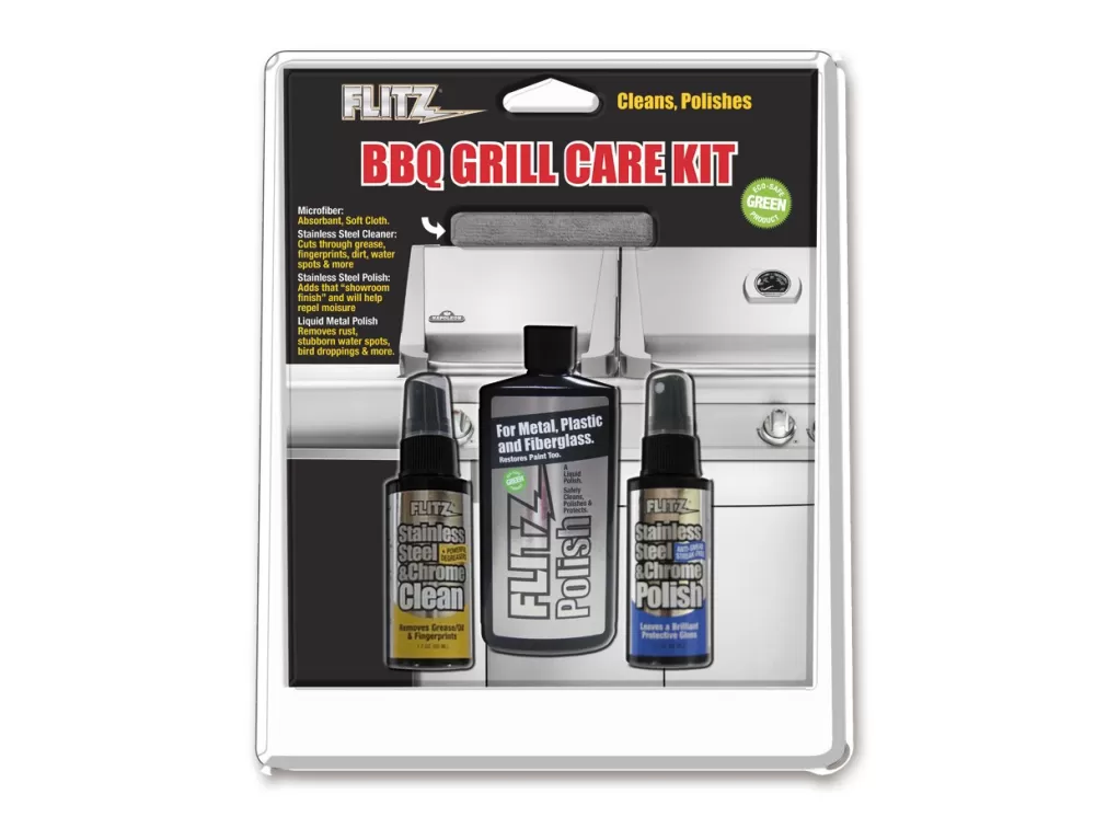 Flitz Bbq Grill Care Kit> Care & Maintenance