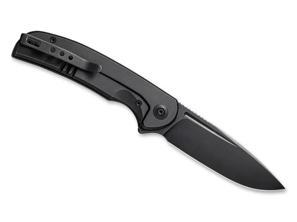 Online WE Knife Beacon Titanium Black Sw