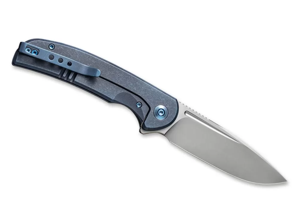 Sale WE Knife Beacon Titanium Blue