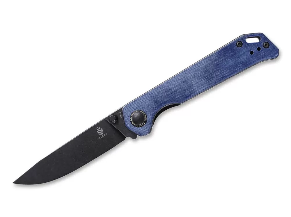 Sale Kizer Begleiter Blue Denim Micarta