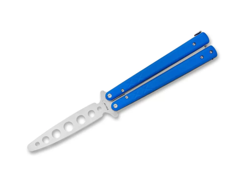 Hot Böker Plus Bhq Balisong Trainer Blue