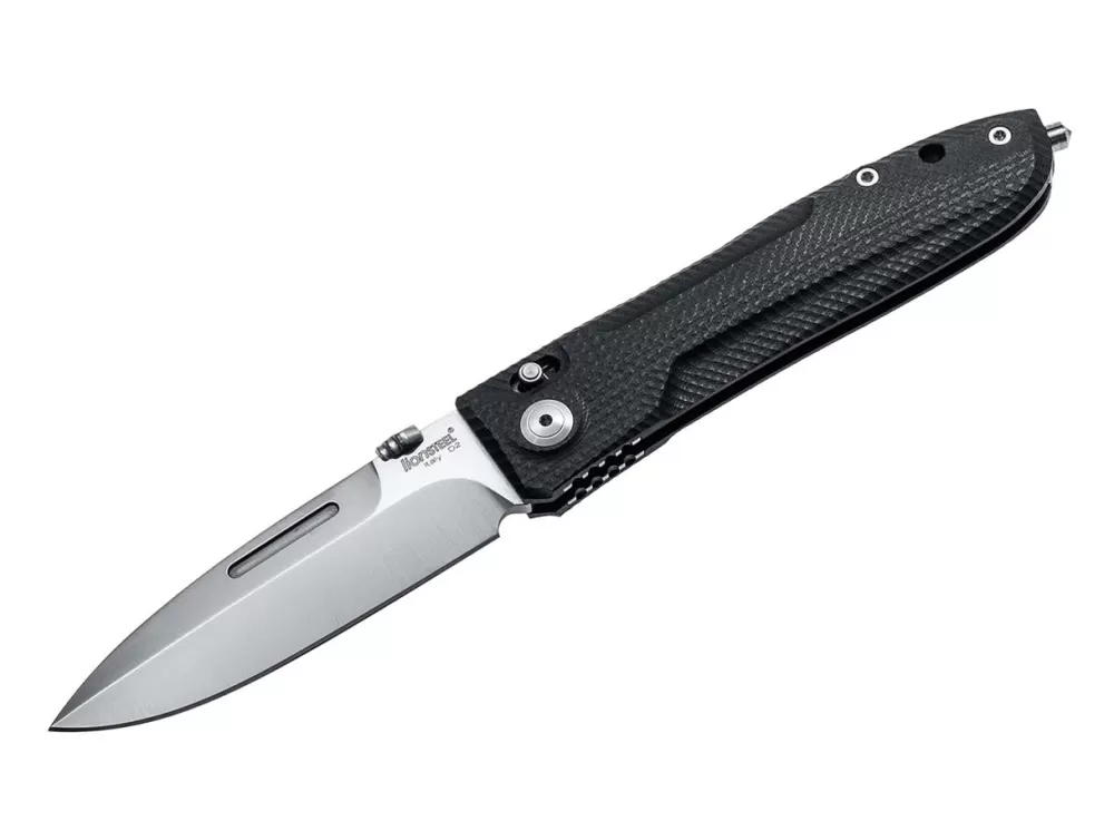 Clearance LionSteel Big Daghetta G10 Black Satin