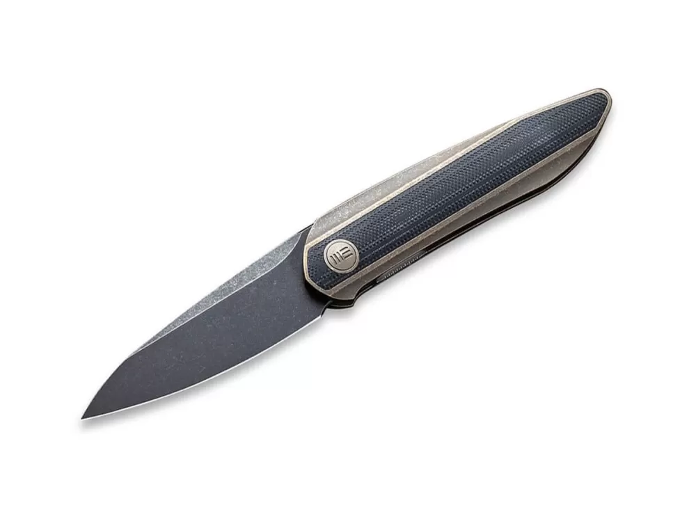 Discount WE Knife Black Void Opus G10 Bronze Bsw