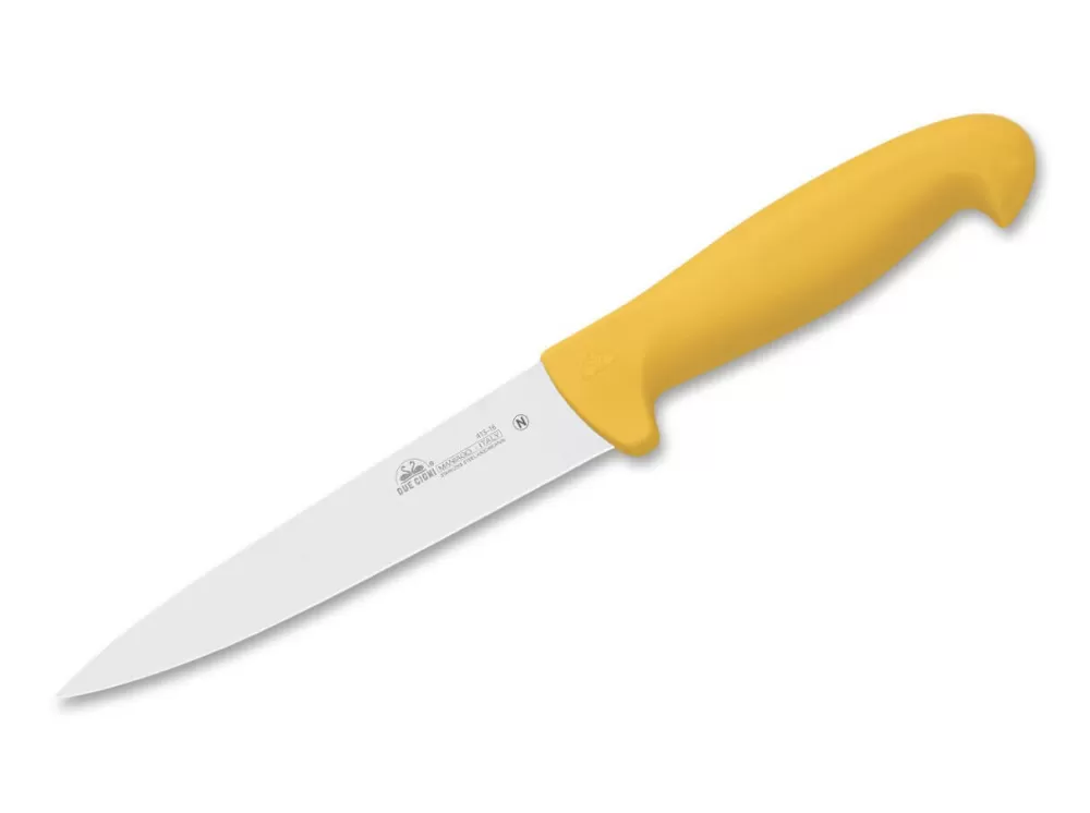 Due Cigni Boning Knife 413 16 Yellow> Butcher'S Knives