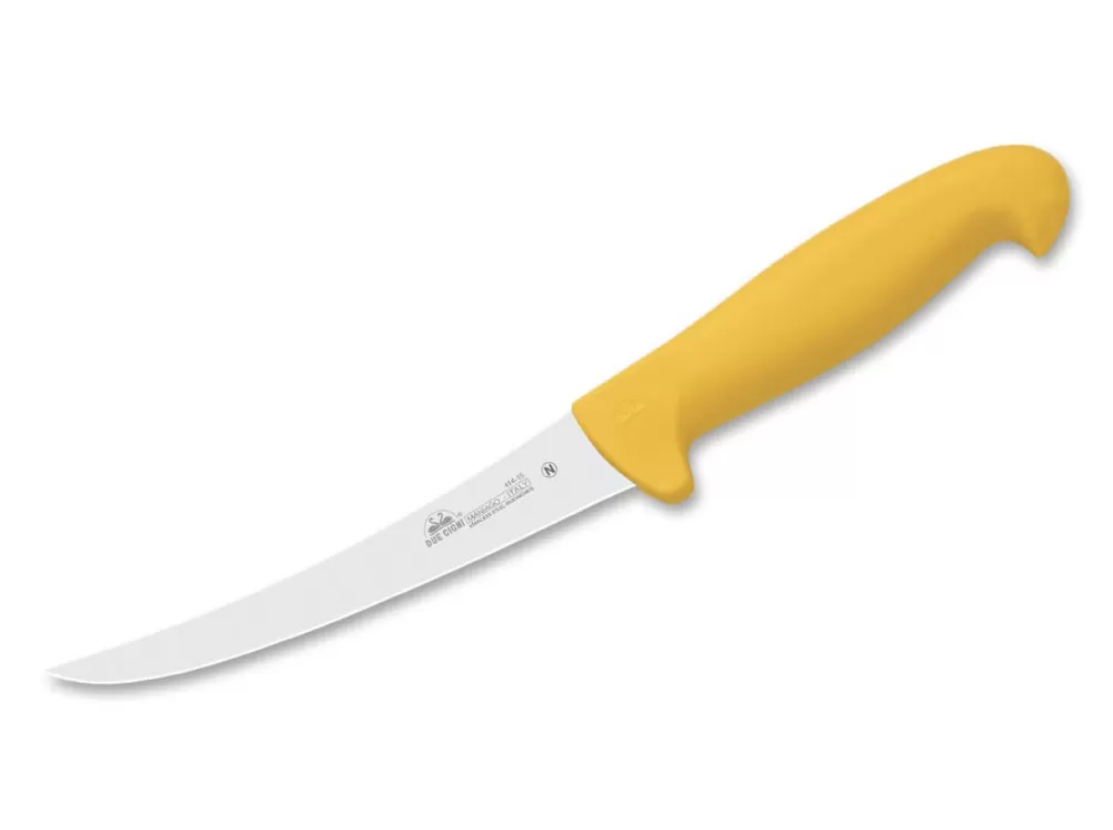 Due Cigni Boning Knife 414 15 Flex Yellow> Butcher'S Knives