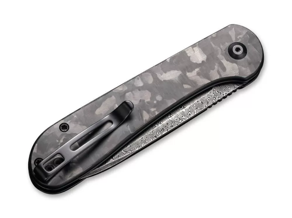 Cheap CIVIVI Button Lock Elementum Damascus Cf