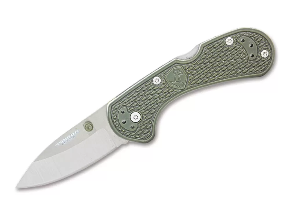 Sale Condor Cadejo Drop Point Folder Army Green