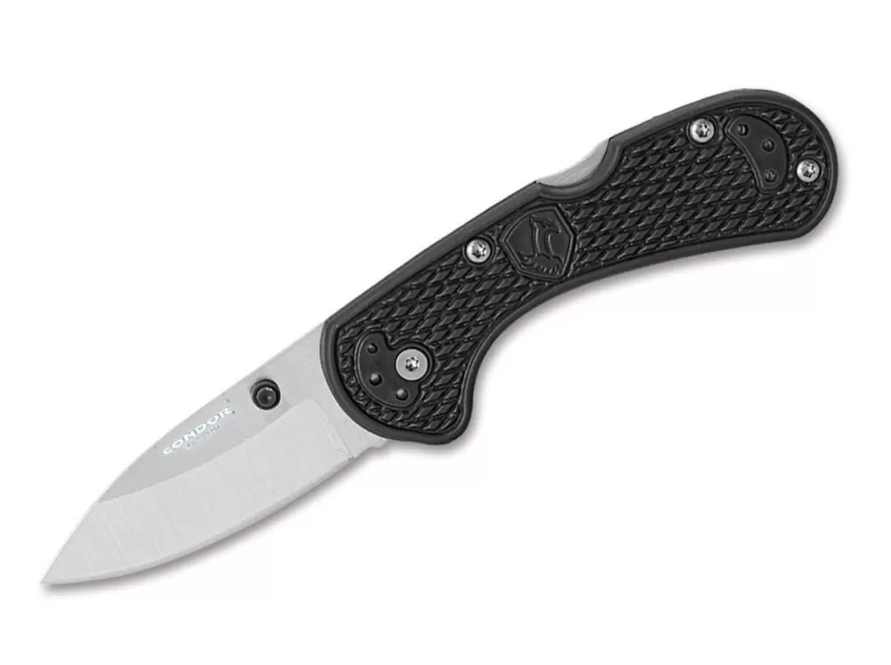 Cheap Condor Cadejo Drop Point Folder Black