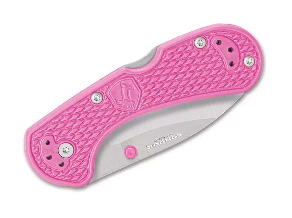 Cheap Condor Cadejo Drop Point Folder Pink