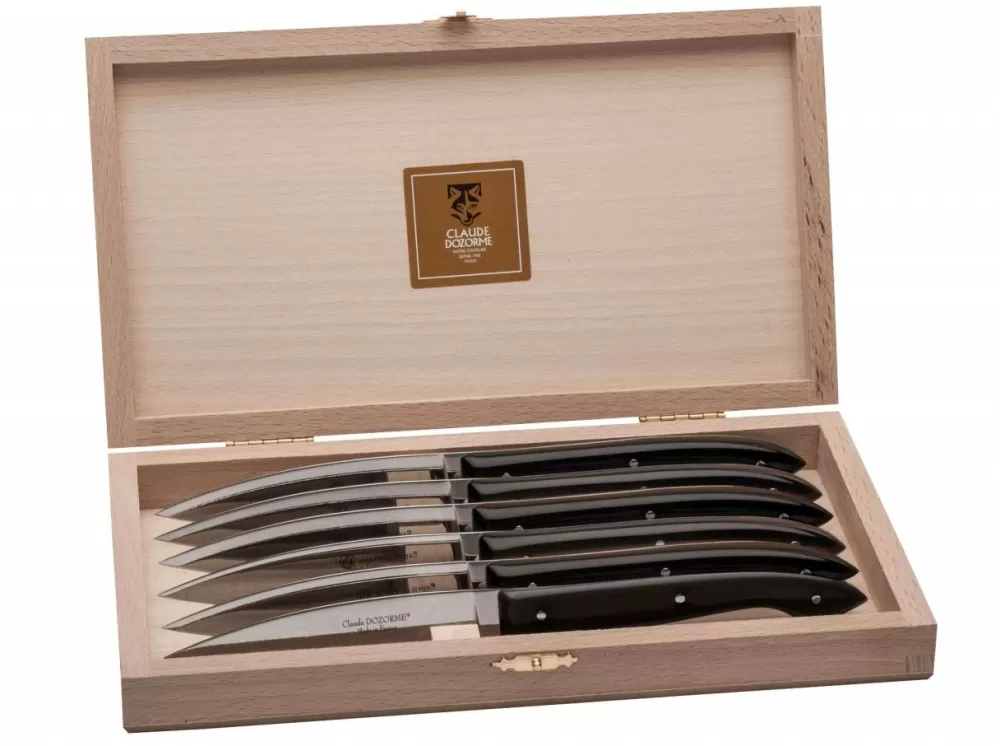 Claude Dozorme Capucin Steak Knife Set> Steak Cutlery