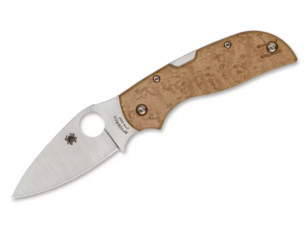 Cheap Spyderco Chapparal Birdseye Maple