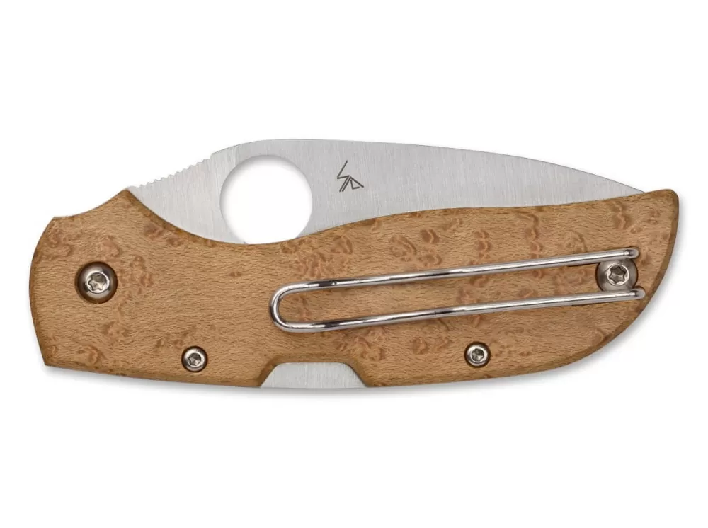 Cheap Spyderco Chapparal Birdseye Maple