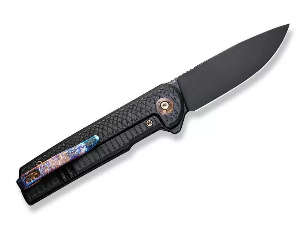 Clearance WE Knife Charith Ripple Titanium Black Ltd