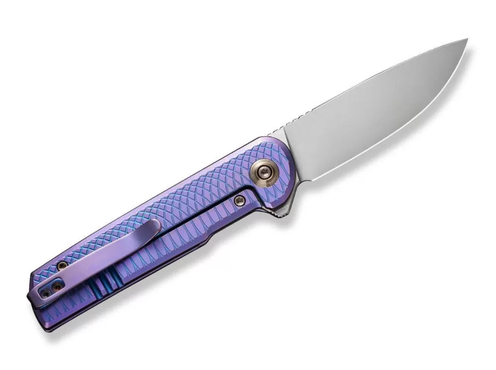 Best WE Knife Charith Ripple Titanium Purple Ltd