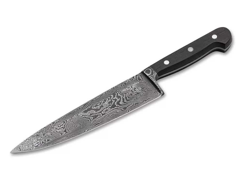 Böker Manufaktur Solingen Chef'S Knife Steam Engine Damascus> Chef'S Knives