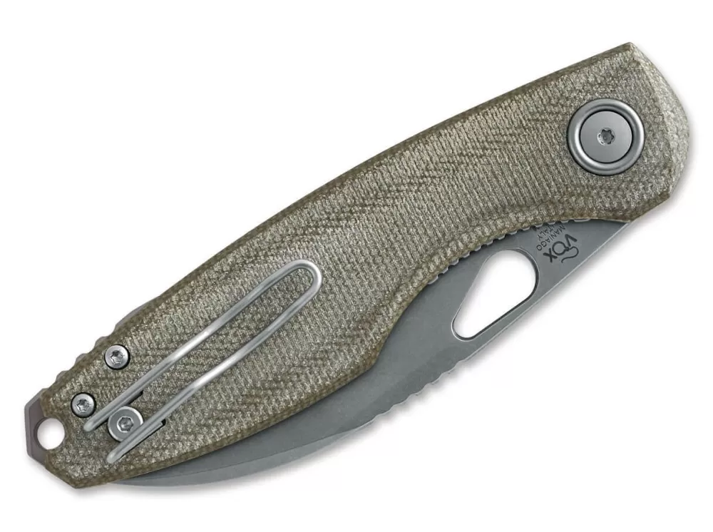 Clearance Fox Knives Chilin Micarta Od Green