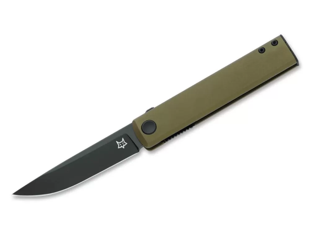 Shop Fox Knives Chnops Aluminium Green