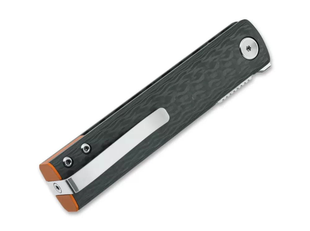 Hot Fox Knives Chnops Carbon Fiber Satin Orange