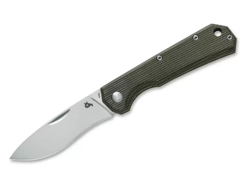 Cheap BlackFox Ciol Micarta Green